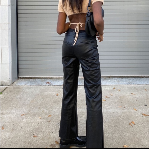 PRINCESS POLLY LEATHER PANT - Picture 3 of 5